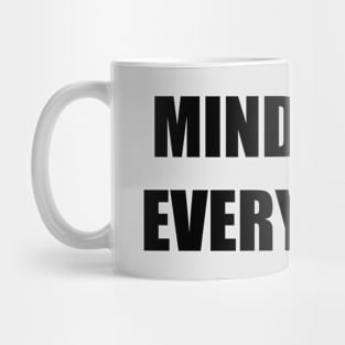 Mindset Quote Simple Typography Mug